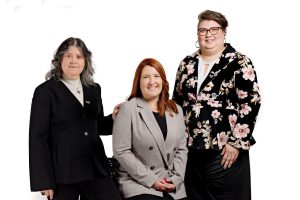 De gauche à droite: Silvana Wallace, Anne-Marie Bellerose, Geneviève Héroux